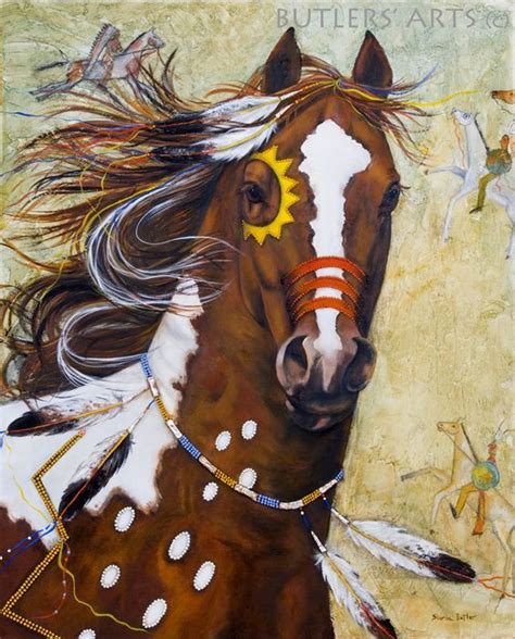 Native American Horse Painting