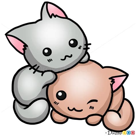 Cute Cat Drawing Easy at GetDrawings.com | Free for personal use Cute ...