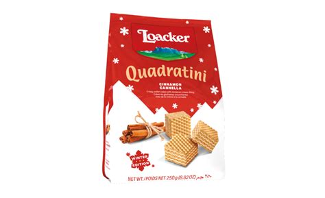 Loacker Winter Edition Quadratini flavors | Snack Food & Wholesale Bakery