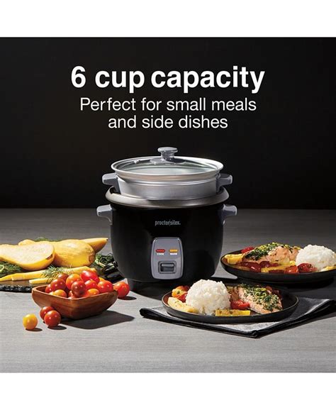 Proctor Silex 6 Cup Rice Cooker and Steamer - Macy's