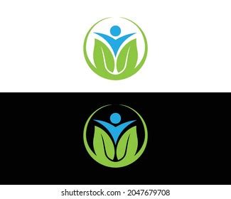 Medical Health Wellness Logo Design Template Stock Vector (Royalty Free ...