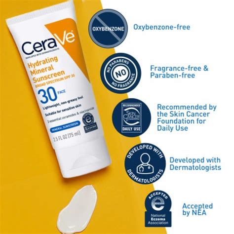 CeraVe Hydrating Face Sunscreen Lotion with SPF 30, 2.5 fl oz - Kroger