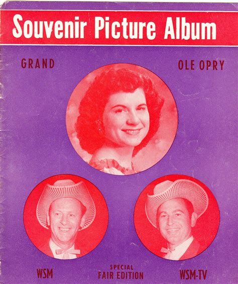 Kitty Wells Grand Ole Opry Special Fair Edition Souvenir Picture Album ...