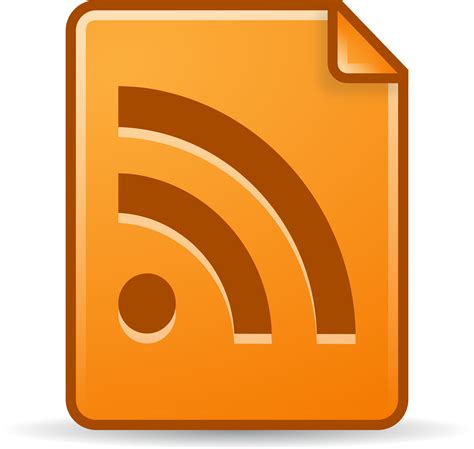 Clipart - RSS Feed Document