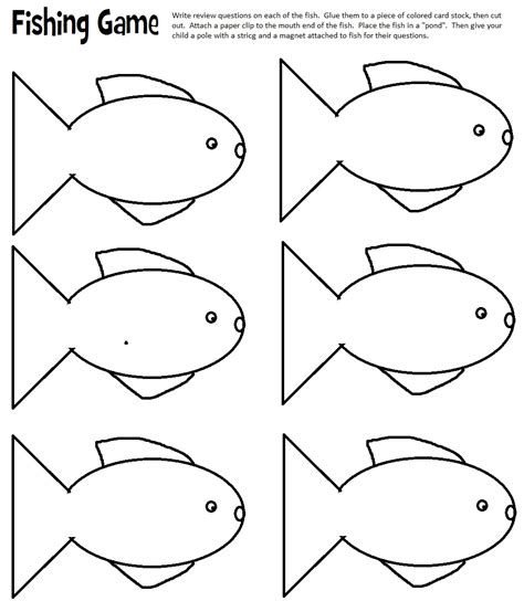 4 Best Images of Free Printable Fish Template - Printable Fish Template Preschool, Printable ...