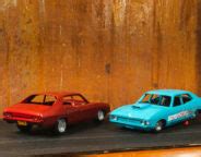 John Konig's handmade 1:18-scale street machine models