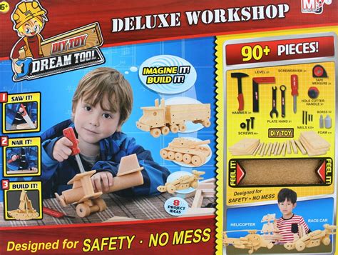 Wood Workshop Kit For Kids Craft Kit Construction Toy - Walmart.com