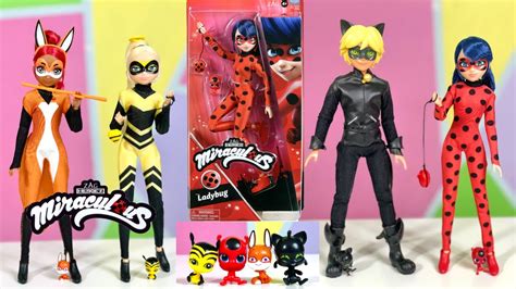 Miraculous Tales of Ladybug And Cat Noir Fashion Dolls Unboxing from ...