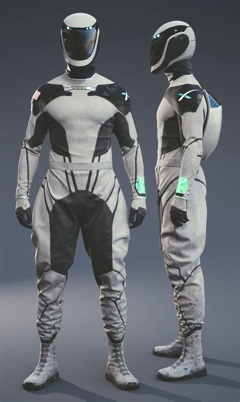 ArtStation - SpaceX Space Suit Concept, Lucas Valle | Space suit ...