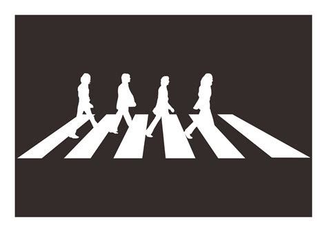 The Beatles Stencil Poster Wallpaper Silhouette Png D - vrogue.co