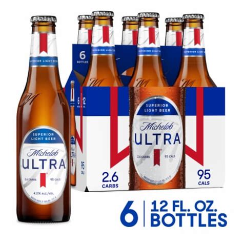 Michelob Ultra® Light Beer, 6 pk / 12 fl oz - Fred Meyer