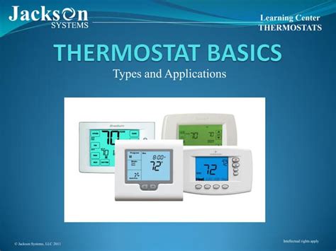 Thermostat Basics: Types and Applications | PPT