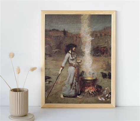 Magic Circle, John William Waterhouse Printable Wall Art, Famous ...