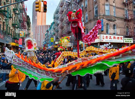 Chinese or Lunar New Year in Chinatown, Manhattan, New York City Stock Photo - Alamy