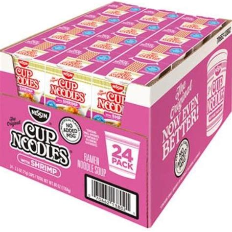 Buy Nissin Cup Noodles Shrimp Flavor, 24-pack Online at Lowest Price in Ubuy India. B072S66MKW