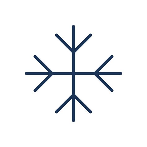 snowflake icon symbol vector template 38141910 Vector Art at Vecteezy