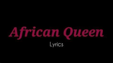 2baba African Queen Lyrics - YouTube