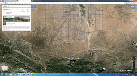 Hesperia California Map