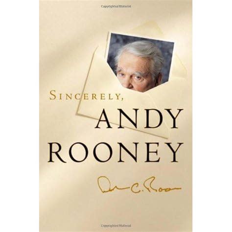 Sincerely, Andy Rooney by Andy Rooney — Reviews, Discussion, Bookclubs ...