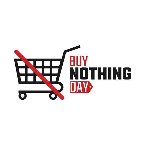 vector graphic of buy nothing day good for buy nothing day celebration. flat design. flyer ...