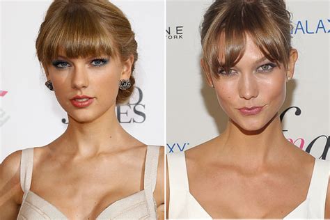 Taylor Swift + Karlie Kloss – Celeb Look-Alikes