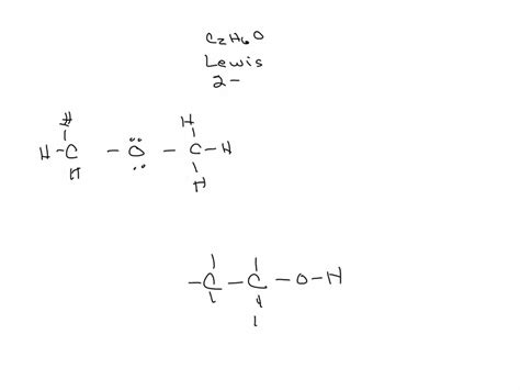 Lewis Dot Structure For C2h6o