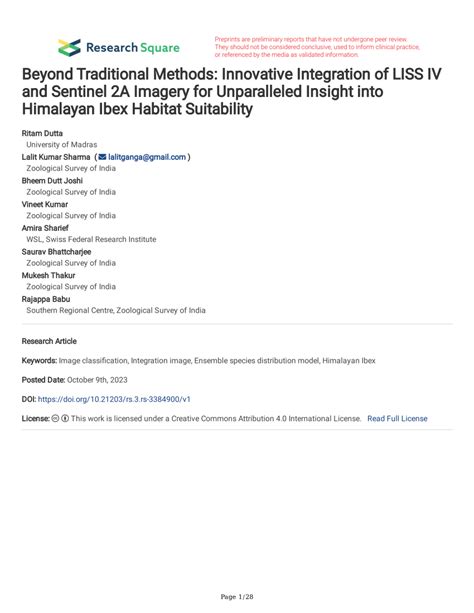 (PDF) Beyond Traditional Methods: Innovative Integration of LISS IV and Sentinel 2A Imagery for ...