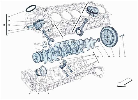 Ferrari V12 Engine Blueprints