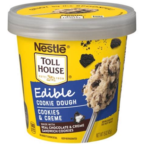 Nestle Toll House Cookies and Creme Edible Cookie Dough, 15 oz ...