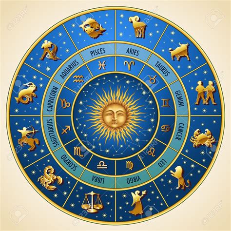 Circle Of The Zodiac Signs. Vector Illustration Royalty Free Cliparts, Vectors, And Stock ...