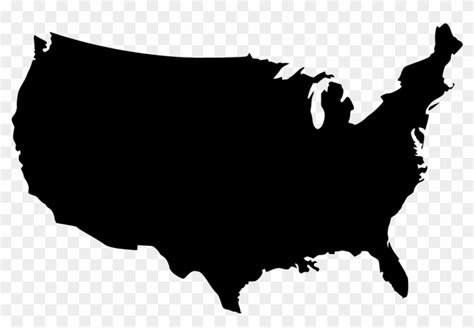 United States Silhouette Png - United States Vector, Transparent Png ...