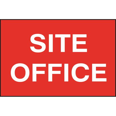 Site Office Sign - Workplace Stuff UK