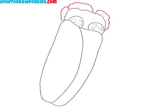 How to Draw a Burrito - Easy Drawing Tutorial For Kids