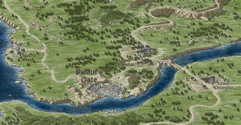 Baldur’S Gate Faerun Map - Benita Rosaline