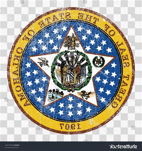 Oklahoma State Seal Vector at Vectorified.com | Collection of Oklahoma ...