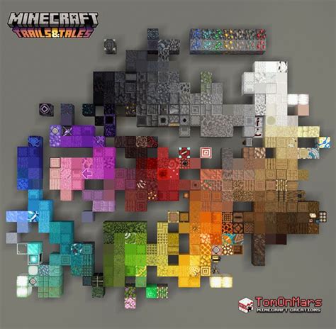 Minecraft 1.20 color palette wheel for block gradients (modified from @julushkoo's palette) : r ...