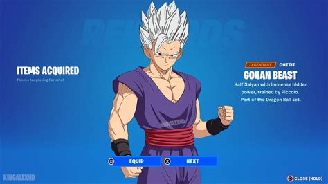 How To Get Gohan Beast Skin Style FREE In Fortnite! (Unlock Gohan Beast Bundle) Gohan Beast ...