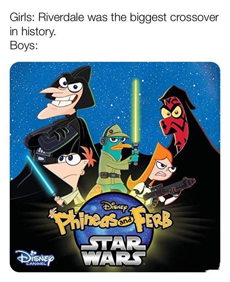 Star Wars x Phineas and Ferb : r/memes