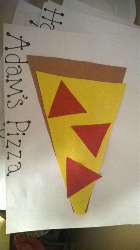 My class is learning about triangles, so we made pizza! | Shapes ...