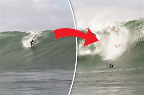 Surfer has WORST wipeout in history on 25ft Mullaghmore wave | Daily Star