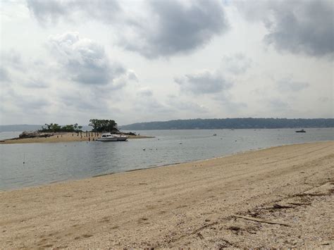 Small island off of Hobart Beach, Eaton's Neck, Northport, NY | Long ...