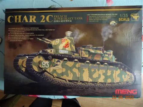 MENG 1-35 FRENCH CHAR 2C Super Heavy Tank, Model Kit, NEW - Sprues ...