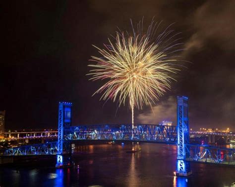 Fireworks over the Main Street Bridge