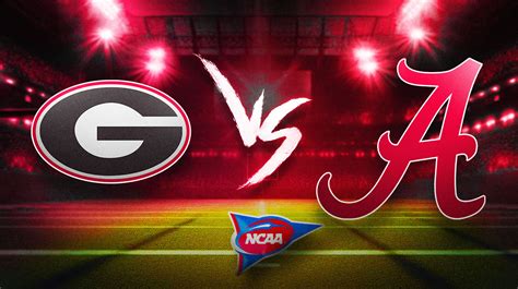 Georgia vs. Alabama prediction, odds, pick for College Football Week 5