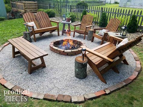 DIY Fire Pit ~ Backyard Budget Decor - Prodigal Pieces