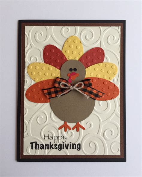 Handmade Turkey Thanksgiving Card