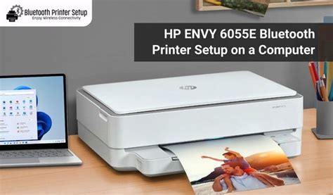 HP ENVY 6055E Bluetooth Printer Setup on a Computer - Bluetooth Printer setup - Medium