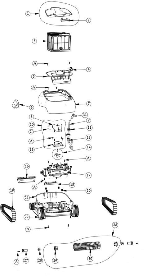 Dolphin Pool Cleaner Parts Diagram | Reviewmotors.co