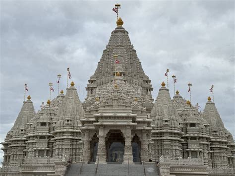 BAPS Swaminarayan Mandir in Robbinsville, New Jersey Editorial ...