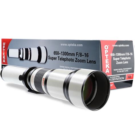 Opteka 650-1300mm Super Telephoto Zoom Lens for Nikon Z-Mount Z7, Z6 ...